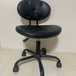 ワークチェア デスクチェア BLACKの画像