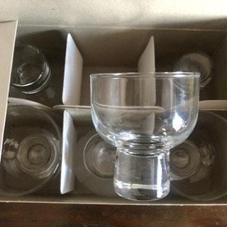 未使用　清酒グラス6個セットの画像