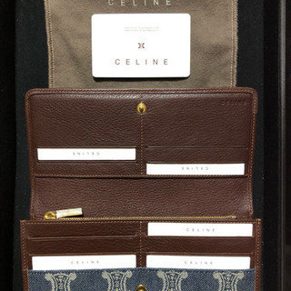 [お取引中] 未使用品 CELINEの長財布の画像