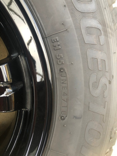 スタッドレスタイヤ ブリザックVL1 15インチ 18年製+ホイール