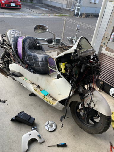 MF08 フォルツァ　後期　書類付きフレーム・電装品一式