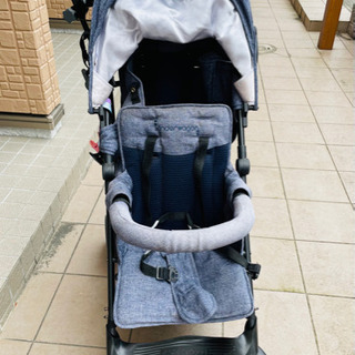 DUOシティHOP2 トイザらス限定ブルーデニム　二人乗りベビーカー DUOシティHOP2 トイザらス限定ブルーデニム 二人乗りベビーカー