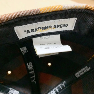 【良品】A BATHING APE エイプのNEWERA ニューエラの画像