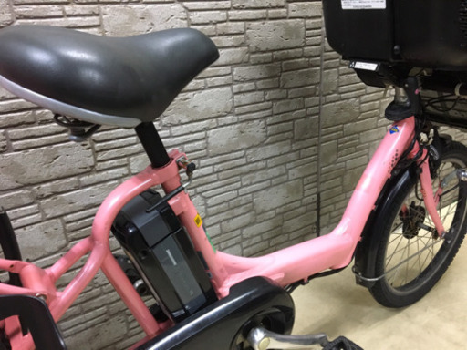 東京23区配達無料 新品バッテリー 新基準 ブリジストン アンジェリーノ ミニ 8.9Ah リチウム 電動自転車 中古自転車　20インチ  ピンク