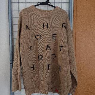 ざっくりニット 大きめ