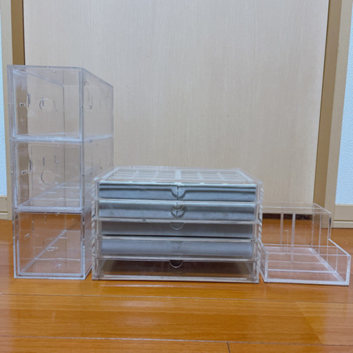 無印良品　アクリル収納　3点セット