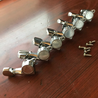 値下 Eシリアル GOTOH ペグ 6連 Fender Japa...
