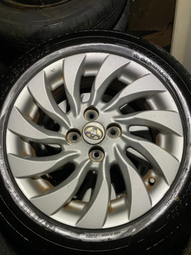 トヨタ純正　15インチ　アルミ　ホイールタイヤ4本セット