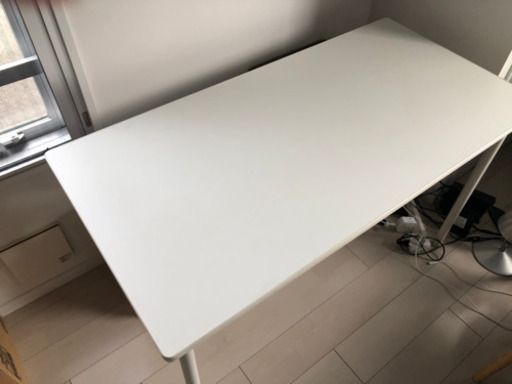 無印良品システムデスク白　120×60×72　廃盤品