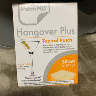 二日酔い防止　二日酔いパッチ