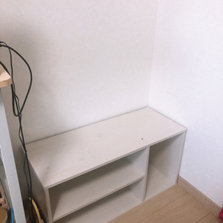 白　カラーボックス　テレビ台の画像