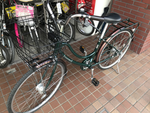 26インチ　外装6段変速　ledオートライト付き