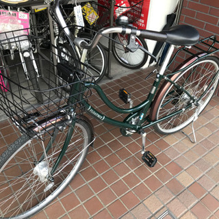 26インチ 外装6段変速 ledオートライト付き