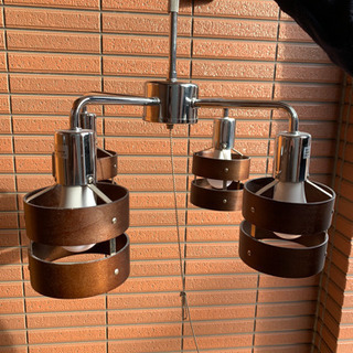 【お譲り先決定】ニトリ　ペンダントライトウッドリング