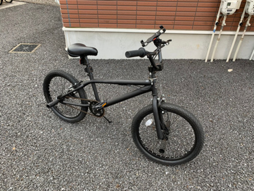 【お譲り先決定】BMX モアノ 20インチジャイロ付 マットブラック