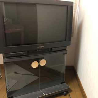 0円  ブラウン管テレビ  ※台つき  ゲーム専用にどうですか？ 