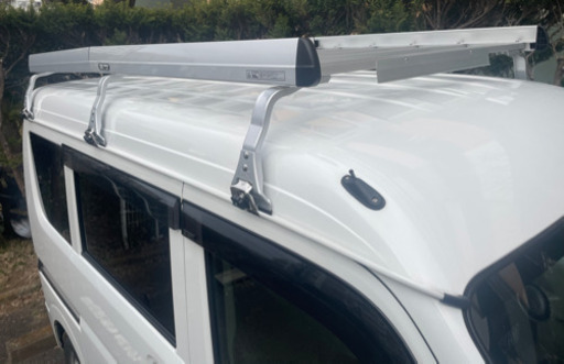 中古キャリア！da17v  横山製作所 ROCKY(ロッキー) SA-21H スズキ エブリィバン用 アルミ+スチール製 6本脚業務用ルーフキャリア 【H27.2〜 (DA17V系) ハイルーフ用】