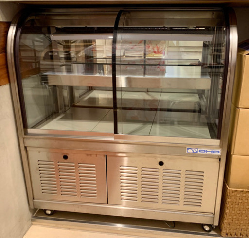 冷蔵ショーケース[OHGU-S-900FK]前引戸・背面壁付 ※思い切って値下げしました‼︎(お取引は今月いっぱいまでに延ばせました‼︎)