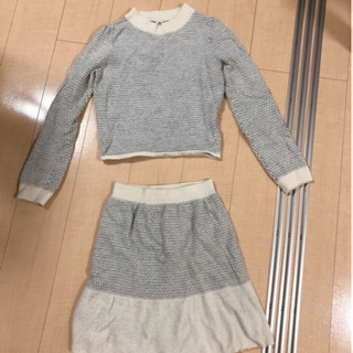 ジルスチュアート　セットアップ　ニット　ワンピ