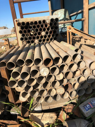 単管パイプ　６０㎝〜９5㎝　８６本