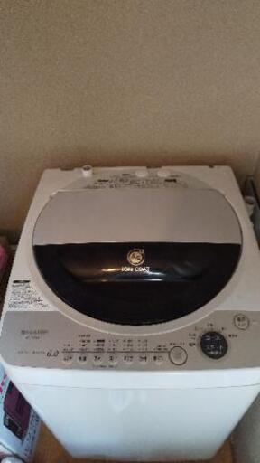 全自動洗濯機  SHARP ES-FG60F-H
