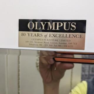 逸品が入荷！【江戸川店愛品館】アンティーク　イギリス　オリンパス社製　3枚扉クローゼット　キャビネット　ID：155-017302-007希少品の画像