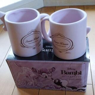 【新品未開封】ディズニー　バンビ　ペアマグカップの画像