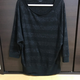 ラメ入りキラキラニット