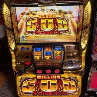 パチスロ実機　スロット　2台セット　ミリオンゴッド-神々の系譜-...