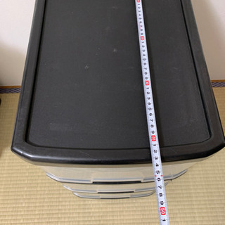 【お譲り先決定】3段収納ボックス　※取りに来てくださる方の画像