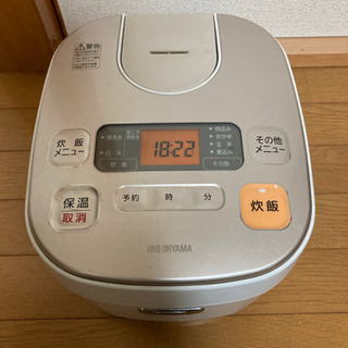  アイリスオーヤマ マイコン炊飯ジャー（5.5合炊き）IRIS ...