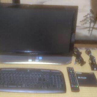 21インチ液晶一体型パソコン　地デジ視聴！フルHD！Window...