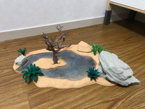 シュライヒ（Schleich）ワイルドライフ 動物達の水飲み場セット フィギュア