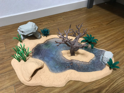 シュライヒ（Schleich）ワイルドライフ 動物達の水飲み場セット フィギュア