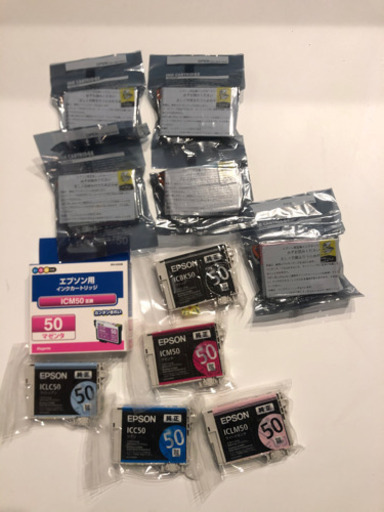 EPSONインク未開封　純正、互換性インク合わせて