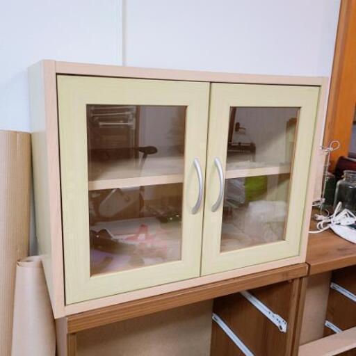 お取引中 ニトリ カウンター上キャビネット