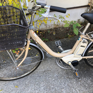 再値下げ❗️】電動アシスト自転車 26インチ ヤマハ PAS X551 クリーム色