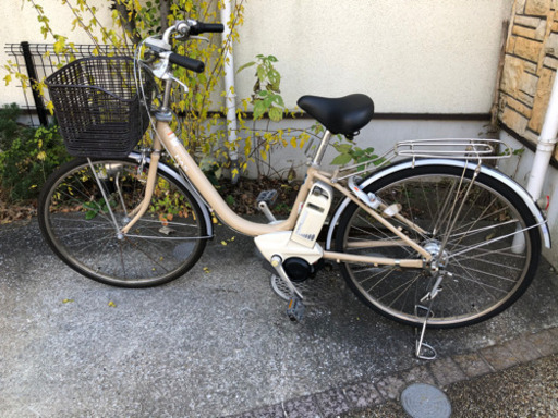 【再値下げ❗️】電動アシスト自転車 26インチ ヤマハ PAS X551 クリーム色