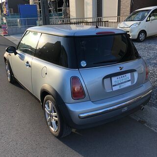 総額18.9万円★おしゃれなミニ★Tチェーン★平成14年式 BMW ミニ ワン(RA16)1600cc 9.6万キロ 車検令和3年8月 シルバーの画像