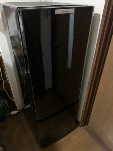三菱　2ドア冷蔵庫　美品！