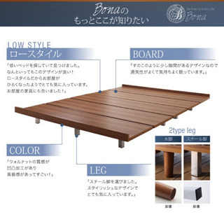 シングルベッド【Kinoshita.net】超美品 マットレス付の画像
