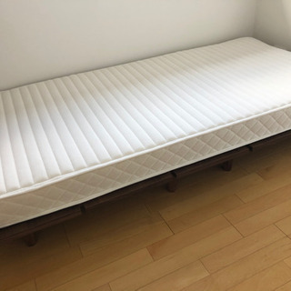 シングルベッド【Kinoshita.net】超美品 マットレス付の画像