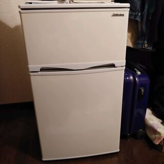 12/28まで　中古美品　２ドア冷蔵庫　一人暮らし　96L ab...