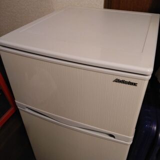 12/28まで　中古美品　２ドア冷蔵庫　一人暮らし　96L abitelax AR-100Eの画像