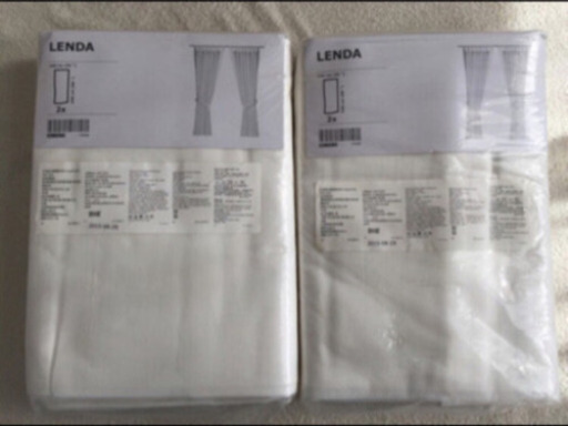 〜お取引き完了〜新品未開封★IKEA 購入 レースカーテン★140cm×250cm