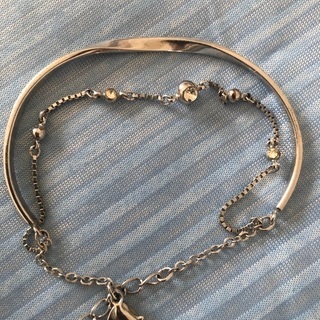 ELLE  二連シルバーブレスレットの画像