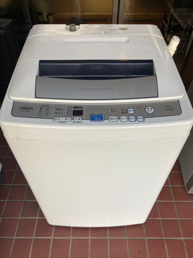 O 12-469 AQUA AQW-P70D 全自動電気洗濯機