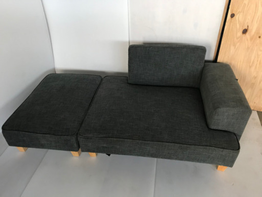 オットマン付き1.5人用ソファ