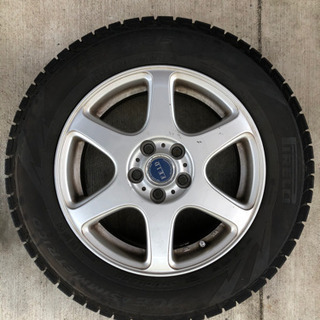 スタッドレス　バリ山　195/65 R15 アルミ付き4本の画像