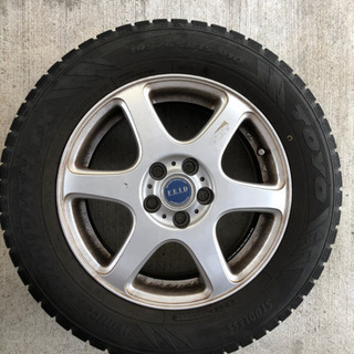 スタッドレス　バリ山　195/65 R15 アルミ付き4本の画像